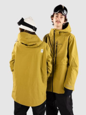 «Coal Sahale»  Snowboard-Jacke in Black und Green Moss im Sale