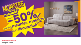 Monstre mois du meuble: Bis zu -50% auf Möbel & Deko bei Conforama
