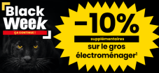Black Week: -10% Zusatzrabatt auf Haushaltsgeräte bei Conforama!