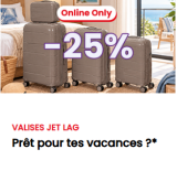 Jet Lag Kofferset: -25% zusätzlich bei Conforama – Nur online