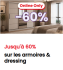 Kleiderschränke & Dressings: Bis zu -60% bei Conforama online