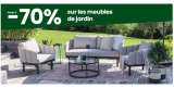 Profite du Soleil: Bis zu -70% auf Gartenmöbel bei Conforama