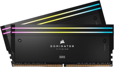 CORSAIR Dominator Titanium RGB DDR5 RAM 64GB DDR5 6000MHz CL30 Intel XMP iCUE (CMP64GX5M2B6000C30)
