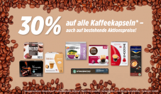 30% Rabatt auf alle Kaffeekapseln* bei Denner