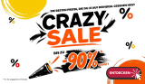 Crazy Sale: bis zu 90% Rabatt auf Mode, Beauty, Haushalt, Accessoires & mehr bei DeinDeal