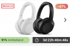 Philips TAH8506 - ANC Over Ear Kopfhörer bei Twint