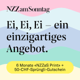 6 Monate «NZZaS Print» inkl. Gutschein von Sprüngli im Wert von 50 CHF