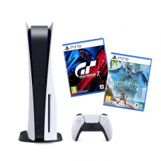 Sony Playstation 5 / PS5 inkl. Gran Turismo 7 & Horizon Forbidden West bei Interdiscount / microspot