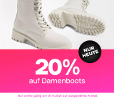 Nur heute- 20% Rabatt auf Damenboots bei Dosenbach