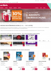 ExLibris 30% auf alle deutschsprachigen Bücher