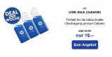 HP USB-Stick (3x64GB, USB 3.1) – Triple-Pack blau/weiss