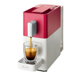 Delizio - Kapselmaschine Delizio Carina Heart Red / Shell White