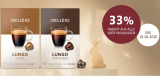 Delizio: 33% Preisreduzierung auf alle 48er-Packungen Kaffekapseln