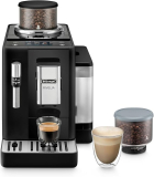 De’Longhi Rivelia Vollautomatische Kaffeemaschine mit Milchaufschäumer, Schwarz