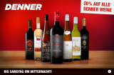 20% auf Denner-Weine kombinierbar mit 10% Coupons bei LeShop (Bestandeskunden) und weitere interessante LeShop Aktionen
