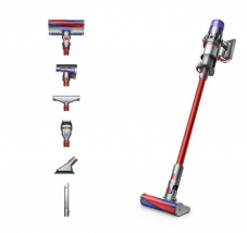Daydeal - Dyson Akku-Hand- und Stielsauger V11 Fluffy Rot/Silber