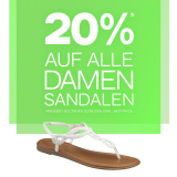 20% auf alle Damensandalen bei Dosenbach, z.B. Graceland Damen Sandalette für CHF 27.90 statt CHF 34.90