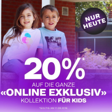 20% auf online exclusive Produkte für Kinder bei Dosenbach