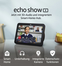 Echo Show 8 - 3.Generation, 2023 [DE Grenzgänger]