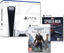 Playstation 5 Bundle 1 – (Konsole + Assassins Creed Valhalla + Spiderman Miles Morales)