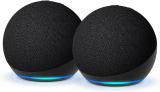 2er-Pack Echo Dot (5. Generation) Smart Speaker mit Alexa für Prime-Mitglieder