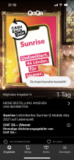 QoQa Sunrise unlimitiertes Abo