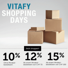 Bis zu 15% Rabatt auf das gesamte Vitafy Sortiment