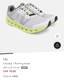 On Cloudgo 1 Running CHF 70.-!
