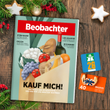 -42 % auf Beobachter Jahresabo Print & Digital + 🎁 gratis Vignette oder CHF 40.– Migros Gutschein