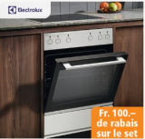 CHF 100.- Rabatt auf Electrolux Einbau-Backöfen & Kochfelder