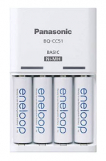 Panasonic BQ-CC51 Ladegerät inklusive 4x Eneloop AA Akkus bei Technmania zum Bestpreis von CHF 19.-