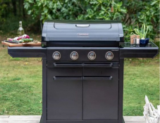 BLICK TAGESDEAL - Campingaz Gasgrill 4 Series Onyx S Propangasgrill mit Blue Flame Power Brennertechnologie