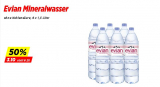 Denner –  Evian Mineralwasser ohne Kohlensäure, 6 x 1,5 Liter