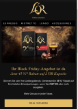 45 % Rabatt auf L’OR Kaffeekapseln ab einem Bestellwert von CHF 120.-