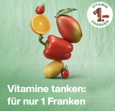 Migros Vitaminfranken - 1kg Kartoffeln oder Orangen für nur CHF 1.-