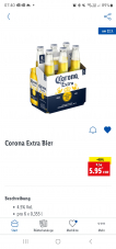 Corona Bier Aktion – 6 Flaschen für CHF 5.95