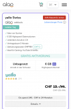 Yallo Swiss für CHF 19.-/Monat statt 29.- über alao.ch + einmaliger Neukundenrabatt 25.-