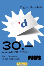50 Franken digitec Gutschein für 30 Franken für Postfinance Kunden