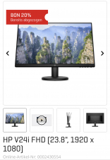 24 Zoll Monitor HP V24i FHD (23.8″, 1920 x 1080)