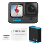 GoPro Hero 10 + 128GB microSD Karte + Zusatzakku bei microspot
