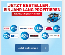 Im Coop Prämienshop Gutscheine mit mind. 20% Rabatt. Kaufen mit Superpunkten