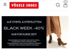 Vögele Shoes: 40% Rabatt auf Stiefeletten und Stiefel