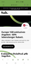 Salt Europe 1GB (24 Monate Vertragsdauer)