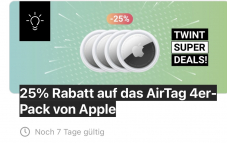 Twint Super Deals – Apple Airtag 4er