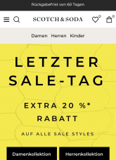 Scotch & Soda letzter Tag +20% Rabatt
