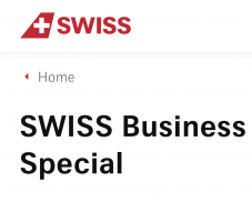 Swiss Business Flüge stark vergünstigt