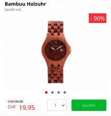 bis 90% reduzierte Artikel bei Bamboo