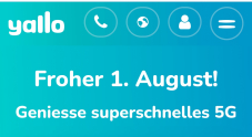Yallo Mobile diverse 1. August Deals verfügbar