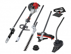 Galaxus - Scheppach - MTC42-5P 5in1 Benzin Multigartengerät inklusive Schultergurt 1,5PS, 2-Takt Motor,42,7cm³