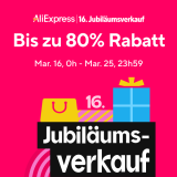 Bis zu 60% Rabatt + Gutscheincodes bei AliExpress